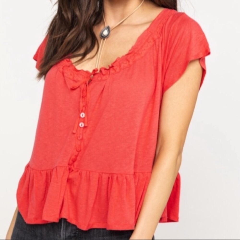 Free People Camelia Oversized, Relaxed Fit Top
